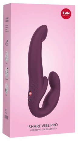 Fun Factory - Podwójne Dildo Z Wibracjami Share Vibe Pro Cool Fioletowe