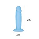 Addiction - Zestaw 4 Silikonowych Dildo Świecących W Ciemności Silly Willy