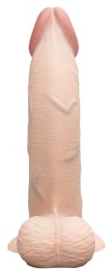 B-Vibe - Realistyczne Dildo Z Jądrami I Przyssawką Slipskin 25 cm Curved Cieliste