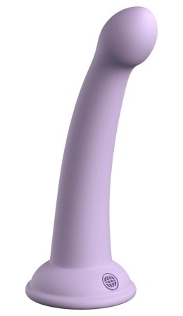 Dillio Platinum - Silikonowe Dildo Z Okrągłą Końcówką Secret Explorer 17,2 cm Fioletowe