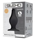 SilexD - Silikonowy Korek Analny Czarny 10.2 cm Model 2 Plug L